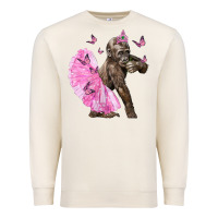Sandshell Baby Gorilla With Tutu Premium Sweatshirt - LillyAllenDesigns