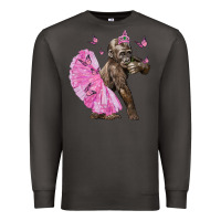 Smoke Baby Gorilla With Tutu Premium Sweatshirt - LillyAllenDesigns