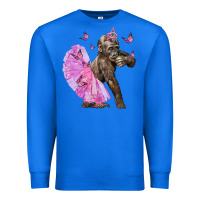True Royal Baby Gorilla With Tutu Premium Sweatshirt - LillyAllenDesigns