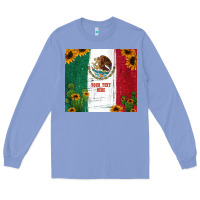 Colony Blue preview cactus sunflower mexican flag Long Sleeve Tee - Jasminsmagicworld