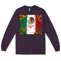 Plum preview cactus sunflower mexican flag Long Sleeve Tee - Jasminsmagicworld