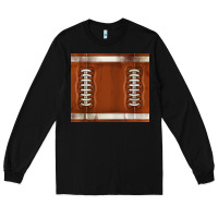 Black distressed american football pattern Long Sleeve Tee - TumblerDesignByShophia