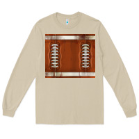 Mushroom distressed american football pattern Long Sleeve Tee - TumblerDesignByShophia