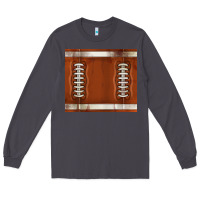 Smoke distressed american football pattern Long Sleeve Tee - TumblerDesignByShophia