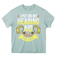 Arona hearing aid gift funny deaf awareness t shirt Heavy Core Tee - tuanDangUi
