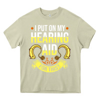 Mossy hearing aid gift funny deaf awareness t shirt Heavy Core Tee - tuanDangUi