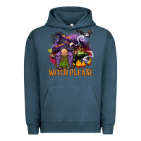 Pigment Midnight Navy witch please Urban Hoodie - BarkalooDesign