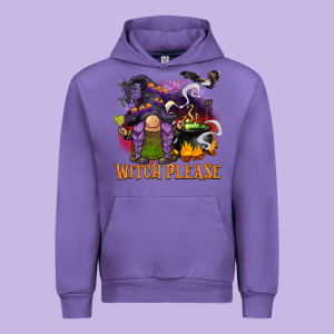 Witch Please Urban Hoodie Designed By Barkaloodesign