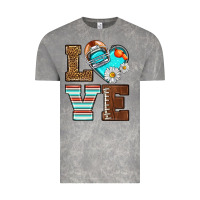 Cloud Rock American Football love and helmet Vintage Tee - NancyCooperArtShop