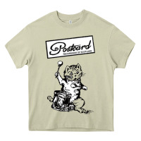 Mossy retro man postcard records Heavy Core Tee - tuanDangUi