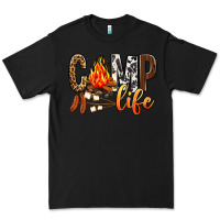 Black Camp Life Premium Tee - BundleAndBundleShop