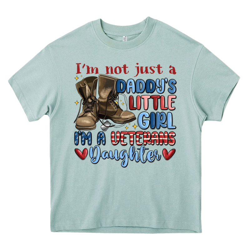 I'm Not Just A Daddy's Little Girl Heavy Core Tee by MaliasSmallBusiness | Teevron
