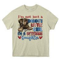 Mossy i'm not just a daddy's little girl Heavy Core Tee - MaliasSmallBusiness