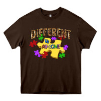 Chocolate Brown different is au some Heavy Core Tee - JahusDesignShop