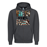 Smoke Faith Over Fear Zipper Hoodie - FaDigitalArtStudio