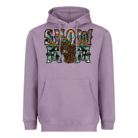 Lavender show mom highland cow Heavyweight Hoodie - SublimationCraftShop