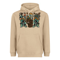 Mushroom show mom highland cow Heavyweight Hoodie - SublimationCraftShop