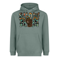 Sage show mom highland cow Heavyweight Hoodie - SublimationCraftShop