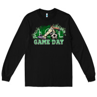Black Game day soccer Long Sleeve Tee - HowdyJamesFarm