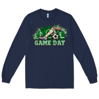 Navy Game day soccer Long Sleeve Tee - HowdyJamesFarm