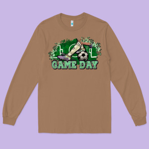 Game Day Soccer Long Sleeve Tee Designed By Howdyjamesfarm
