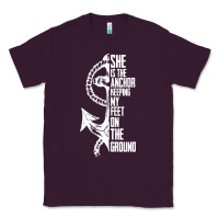 Plum she is the anchor keeping my feet on the ground Classic Tee - Bettercallsaul