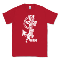 Red she is the anchor keeping my feet on the ground Classic Tee - Bettercallsaul