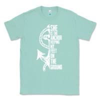 Seafoam she is the anchor keeping my feet on the ground Classic Tee - Bettercallsaul