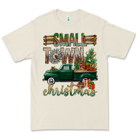 Bone Small Town Christmas With Truck Premium Tee - BundleAndBundleShop
