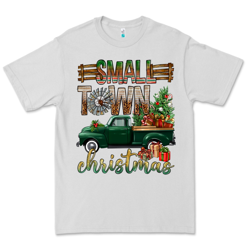 Small Town Christmas With Truck Premium Tee by BundleAndBundleShop | Teevron