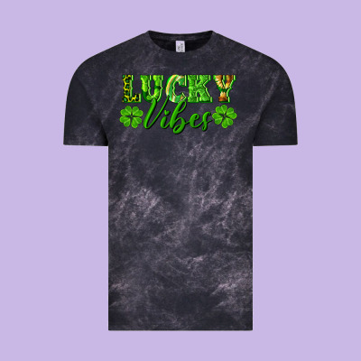 Lucky Vibes Vintage Tee Designed By Ranaportraitstore