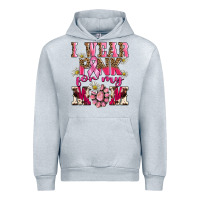 Heather Grey i wear pink for my mom Urban Hoodie - BarkalooDesign