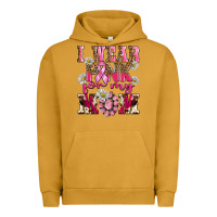 Pigment Peanut Butter i wear pink for my mom Urban Hoodie - BarkalooDesign