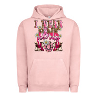 Pigment Salmon i wear pink for my mom Urban Hoodie - BarkalooDesign