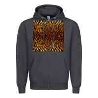 Smoke tiger seamless pattern Zipper Hoodie - BundleAndBundleShop