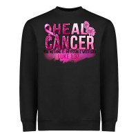 Black Heal Cancer for nothing is impossible Heavyweight Sweatshirt - FaDigitalArtStudio