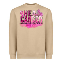 Mushroom Heal Cancer for nothing is impossible Heavyweight Sweatshirt - FaDigitalArtStudio