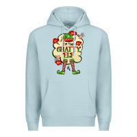 Blue Mist im the chatty elf Premium Hoodie - FaDigitalArtStudio