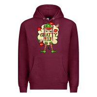 Burgundy im the chatty elf Premium Hoodie - FaDigitalArtStudio