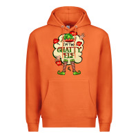 Carrot im the chatty elf Premium Hoodie - FaDigitalArtStudio