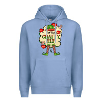 Colony Blue im the chatty elf Premium Hoodie - FaDigitalArtStudio