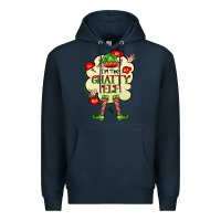 Navy im the chatty elf Premium Hoodie - FaDigitalArtStudio