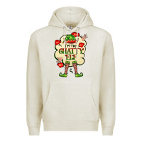 Oatmeal Heather im the chatty elf Premium Hoodie - FaDigitalArtStudio
