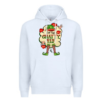 White im the chatty elf Premium Hoodie - FaDigitalArtStudio