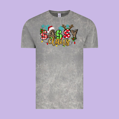 Sassy Claus Vintage Tee Designed By Texasbilliewilder
