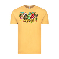 Vintage Mustard Sassy Claus Vintage Tee - texasbilliewilder