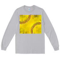 Moon Dust distressed softball pattern Long Sleeve Tee - TumblerDesignByShophia