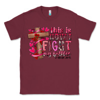 Burgundy this is how i fight my battles Classic Tee - RacoonDesign