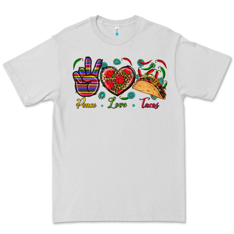 Peace Love Tacos Premium Tee by BundleAndBundleShop | Teevron