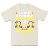 Bone hearing aid gift funny deaf awareness t shirt Premium Tee - tuanDangUi